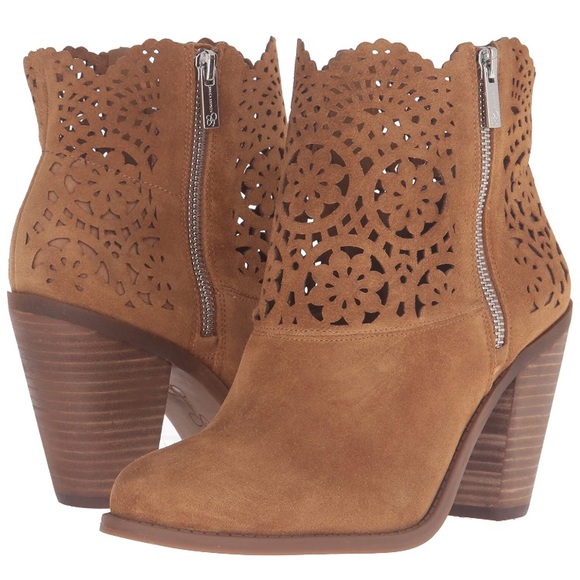 Jessica Simpson Shoes - NWOT Jessica Simpson Lasercut Booties